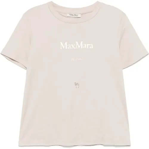 Crew Neck T-shirts und Polos , Damen, Größe: XS - Max Mara - Modalova