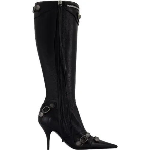 Leather boots , female, Sizes: 4 UK - Balenciaga - Modalova