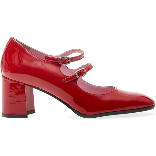 Patent Leather Strappy Heels , female, Sizes: 5 UK - Carel - Modalova