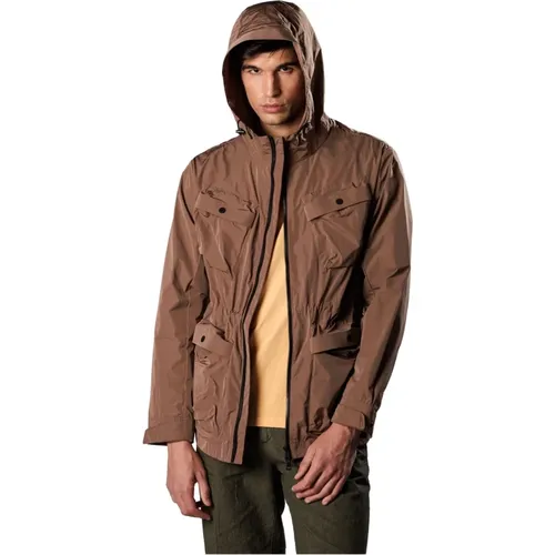 Water-Repellent Hooded Jacket , male, Sizes: XL - At.P.Co - Modalova