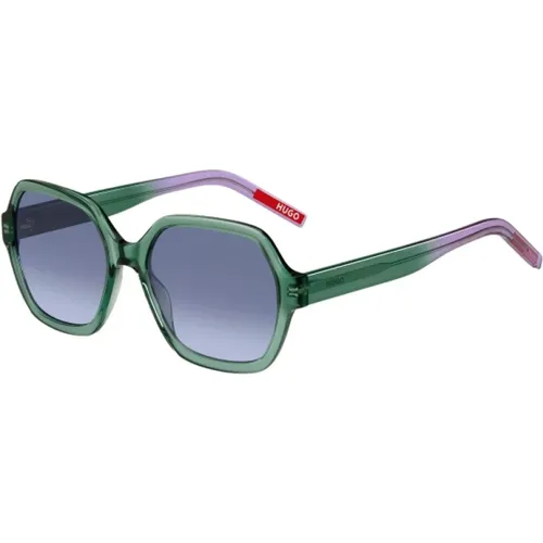 Grüne Acetat Damen Sonnenbrille - Hugo Boss - Modalova