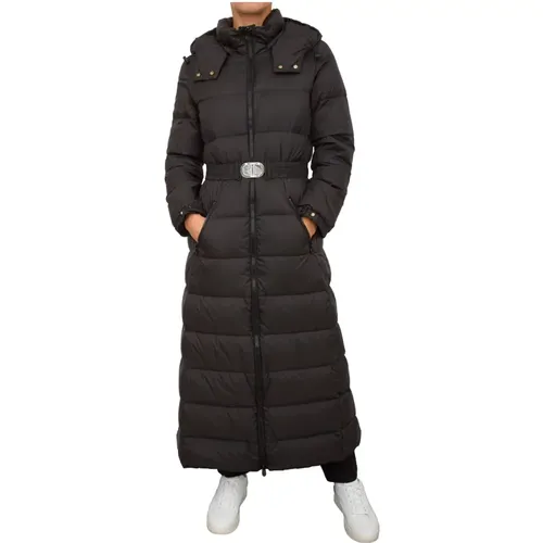 Schwarze Steppjacke , Damen, Größe: 2XL - Twinset - Modalova