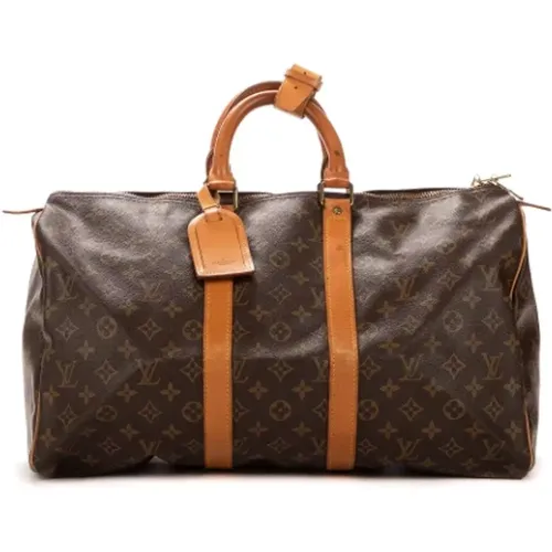 Pre-owned Coated canvas handbags , female, Sizes: ONE SIZE - Louis Vuitton Vintage - Modalova