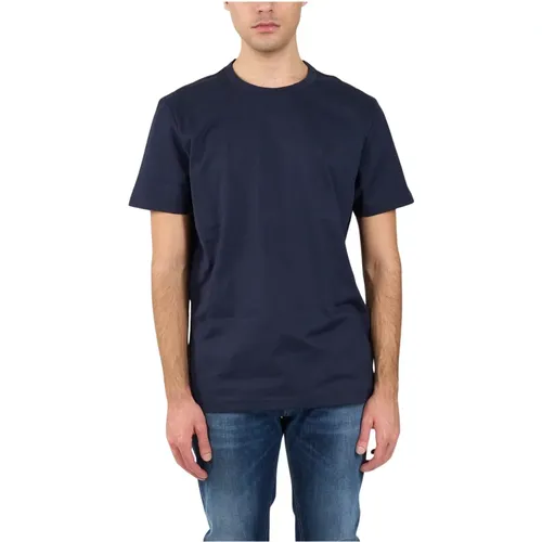 Jersey T-shirt with metal D , male, Sizes: S, XL, M, L, 2XL - Dondup - Modalova