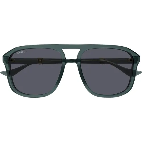 Vintage Inspired Web Pylot Sunglasses , unisex, Sizes: 57 MM - Gucci - Modalova