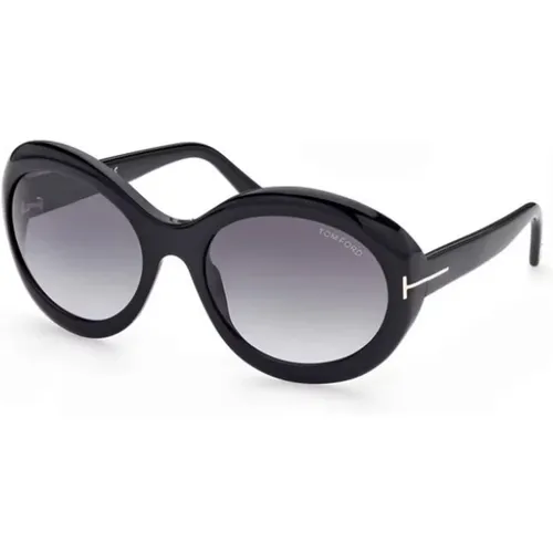 Gradient Rauch Sonnenbrille , Damen, Größe: 60 MM - Tom Ford - Modalova
