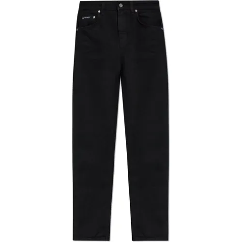 Jeans mit Logo , Damen, Größe: 2XS - Dolce & Gabbana - Modalova