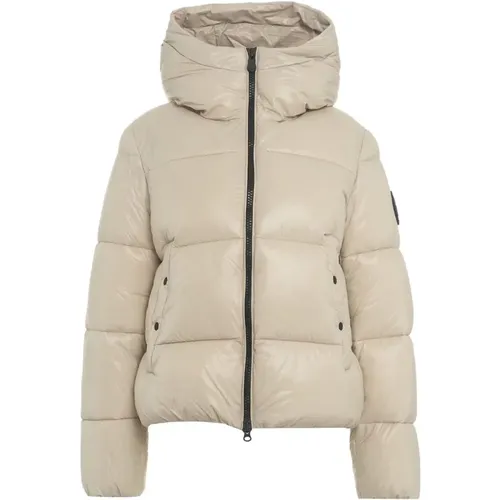 Gepolsterte Eco-Daunenjacke mit Kapuze - Save The Duck - Modalova