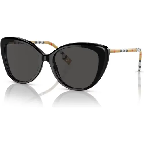 Dark Grey Sunglasses , female, Sizes: 54 MM - Burberry - Modalova