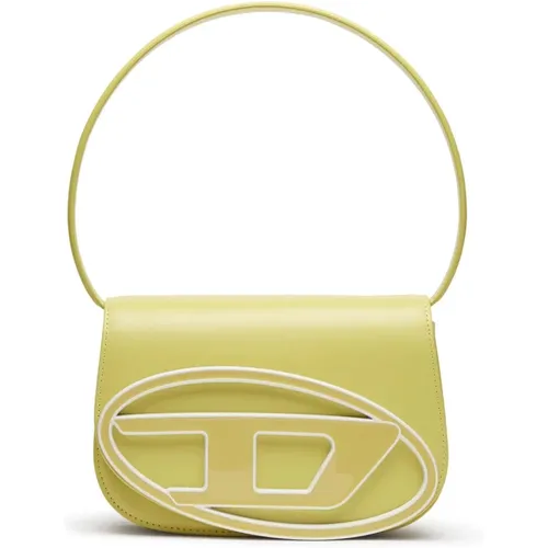 Nappa Leather Shoulder Bag , female, Sizes: ONE SIZE - Diesel - Modalova