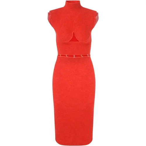 Rotes Albino Kleid Sportmax - SPORTMAX - Modalova