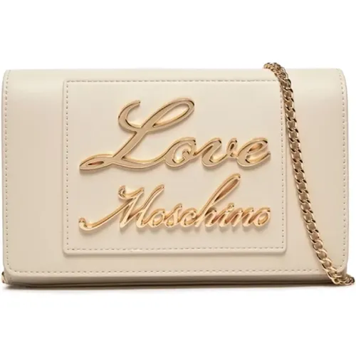 Ivory Taschen für Stilvolle Fashionistas , Damen, Größe: ONE Size - Love Moschino - Modalova