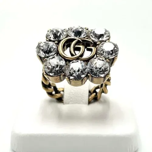 Pre-owned Metal rings , female, Sizes: ONE SIZE - Gucci Vintage - Modalova