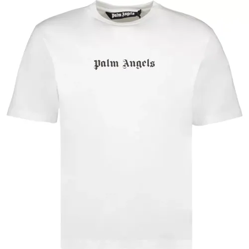Logo Print T-Shirt Palm Angels - Palm Angels - Modalova