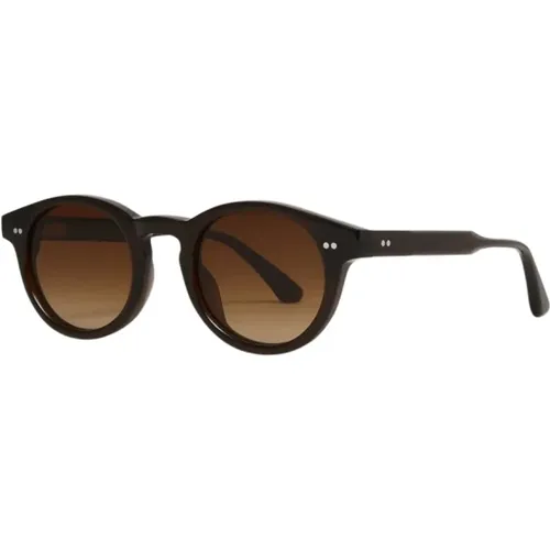 Vintage-inspired Oval Sunglasses , unisex, Sizes: ONE SIZE - CHiMi - Modalova