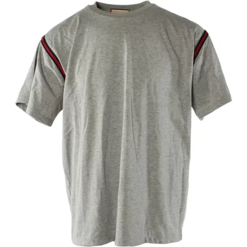 Oversized Tee with Iconic Logo , male, Sizes: M - Gucci - Modalova