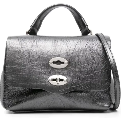 Grained Leather Bag , female, Sizes: ONE SIZE - Zanellato - Modalova