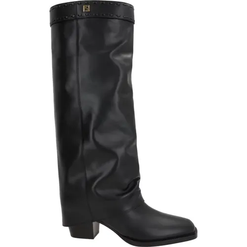 Schwarze Stiefel für Frauen Fendi - Fendi - Modalova