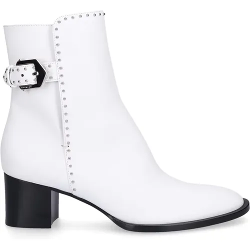 Be601D40 Calf Leather Ankle Boots , female, Sizes: 7 UK, 4 UK - Givenchy - Modalova