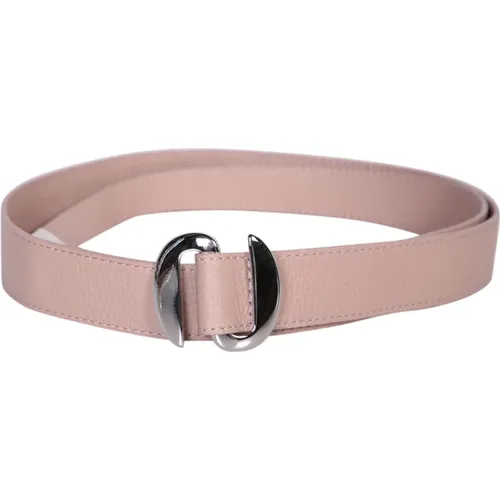 Leather Hammered Belt , female, Sizes: 80 CM, 85 CM - Orciani - Modalova