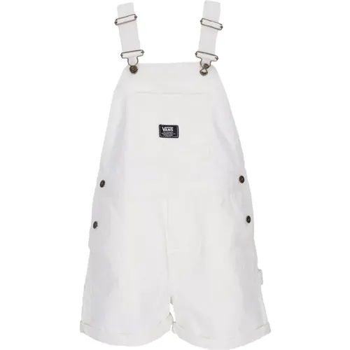 Canvas Bib Shorts with Suspenders , female, Sizes: M - Vans - Modalova