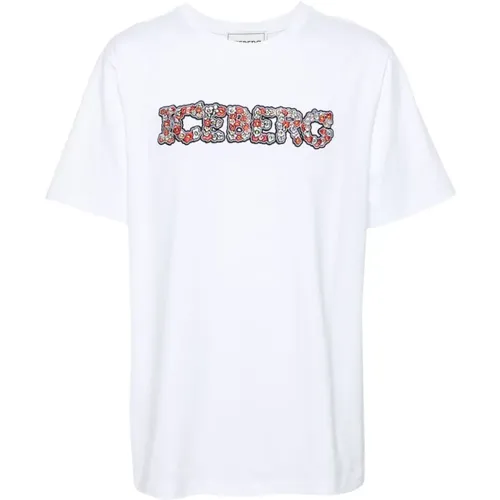 T-shirts and Polos , male, Sizes: L - Iceberg - Modalova