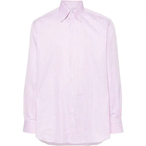 Striped Shirt , male, Sizes: 3XL, 2XL - Brioni - Modalova