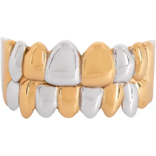 Ring it doppelte Grillz-Effekt aus Messing - Balmain - Modalova