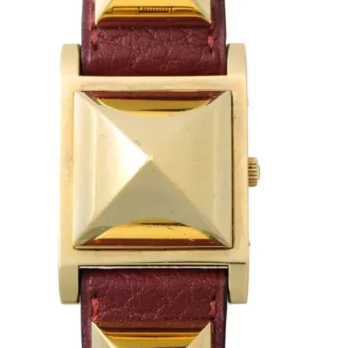 Pre-owned Metal watches , female, Sizes: ONE SIZE - Hermès Vintage - Modalova