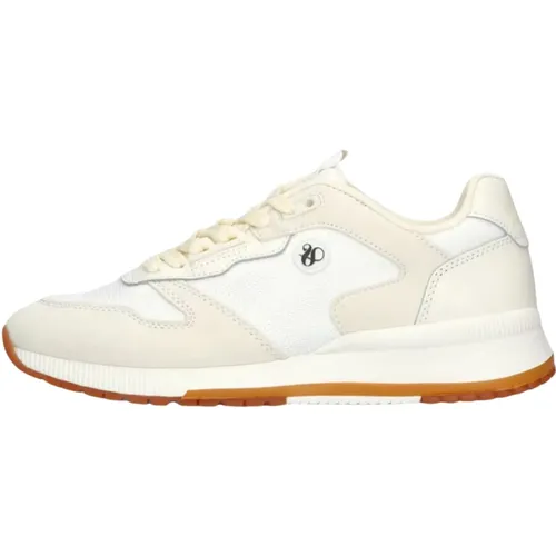 Weiße Low-Top-Sneakers Vivi , Damen, Größe: 39 EU - Scotch & Soda - Modalova