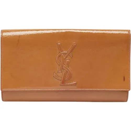 Pre-owned Leder clutches - Yves Saint Laurent Vintage - Modalova