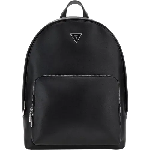 Fashionable Backpack with Metal Details , male, Sizes: ONE SIZE - Guess - Modalova