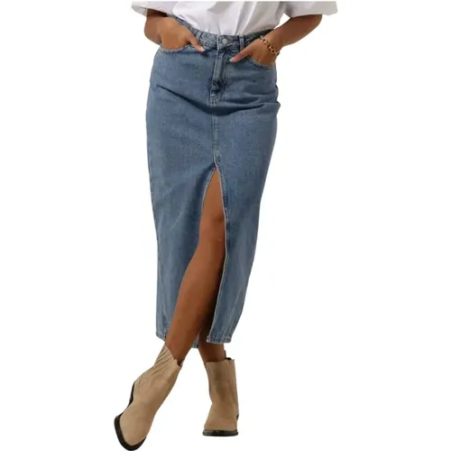 Denim Skirts , Damen, Größe: XL - Notre-v - Modalova