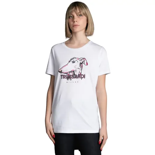 T-Shirts , female, Sizes: L - Trussardi - Modalova