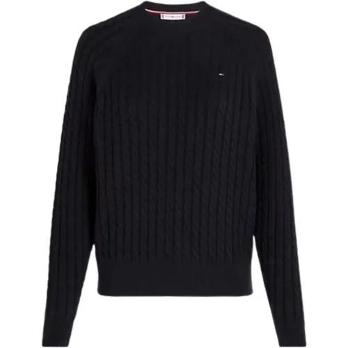 Cable-Knit Pullover für Damen , Damen, Größe: M - Tommy Hilfiger - Modalova