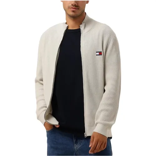 Herren Slim Badge Zip Weste , Herren, Größe: 2XL - Tommy Jeans - Modalova