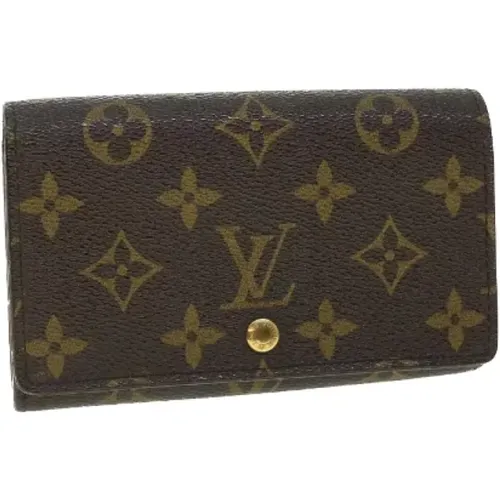 Pre-owned Coated canvas wallets , female, Sizes: ONE SIZE - Louis Vuitton Vintage - Modalova