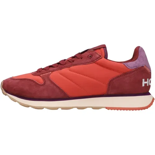 Rote Wildleder Low Sneakers Naxos - Hoff - Modalova