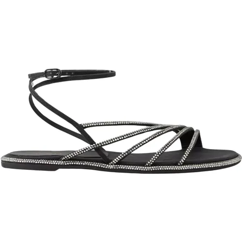 Schwarze Kristall Sandalen Scarlet - Le Silla - Modalova