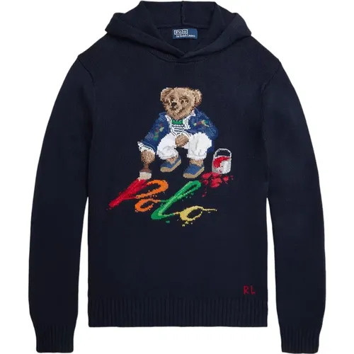 Bear Pullover Sweater , male, Sizes: L, M - Polo Ralph Lauren - Modalova
