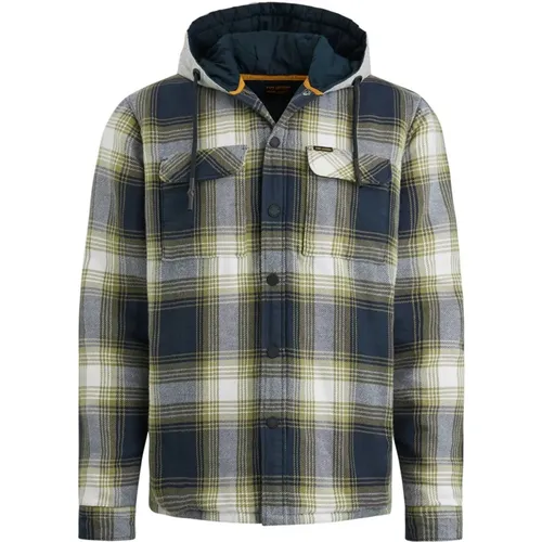 Check Flannel Overshirt Long Sleeve Shirt , male, Sizes: M, 2XL, L, XL - PME Legend - Modalova