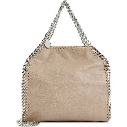 Brown Shopper Mini Tote Bag , female, Sizes: ONE SIZE - Stella Mccartney - Modalova