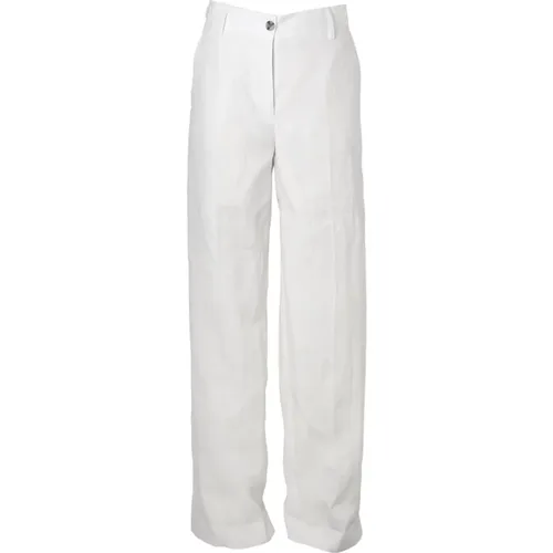 Linen Trousers , female, Sizes: M, XS, S, L - Paul Smith - Modalova