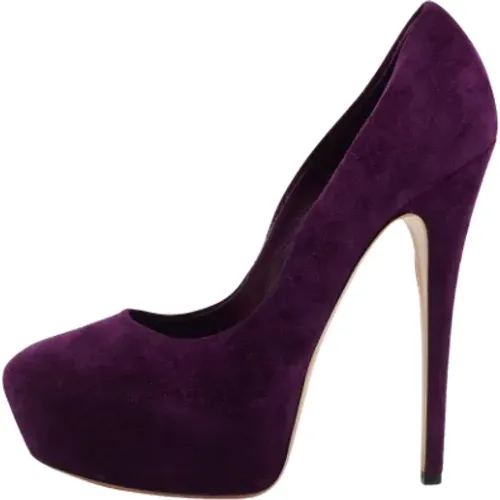 Pre-owned Wildleder heels , Damen, Größe: 38 EU - Casadei Pre-owned - Modalova