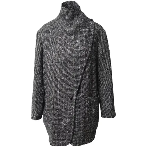 Luxury Knit Wrap Coat - Pre-owned , female, Sizes: L - Isabel Marant Pre-owned - Modalova
