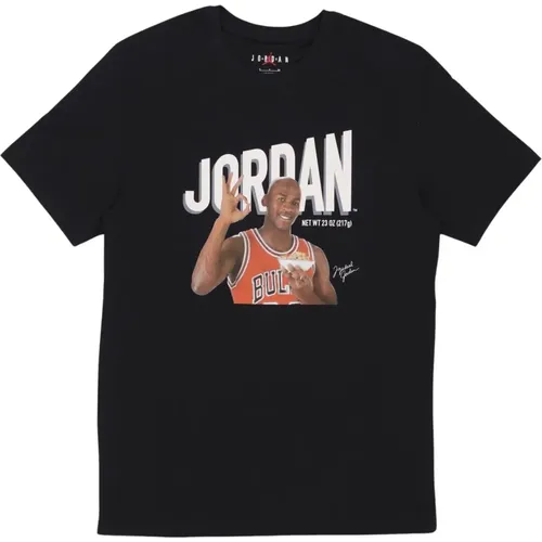 MVP Foto Tee Herren T-Shirt Schwarz , Herren, Größe: XL - Jordan - Modalova