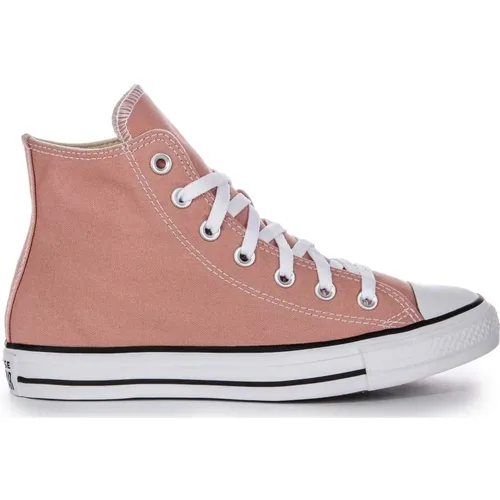 Peach High Top Trainers , female, Sizes: 8 UK, 4 UK, 6 1/2 UK, 4 1/2 UK, 5 UK, 7 UK, 3 UK, 6 UK - Converse - Modalova