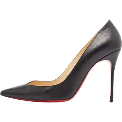 Pre-owned Leather heels , female, Sizes: 5 1/2 UK - Christian Louboutin Pre-owned - Modalova