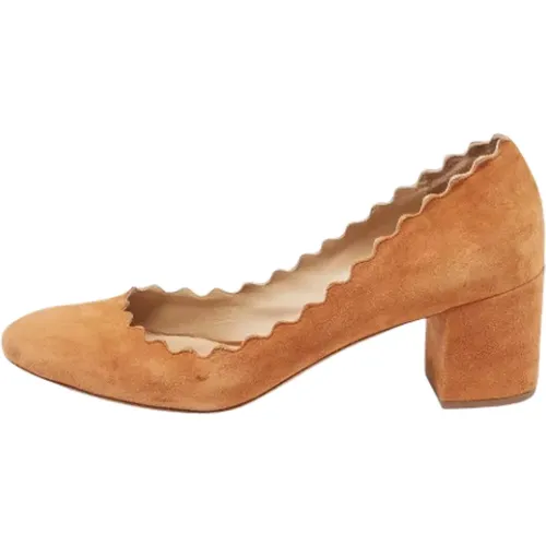 Pre-owned Wildleder heels , Damen, Größe: 37 EU - Chloé Pre-owned - Modalova