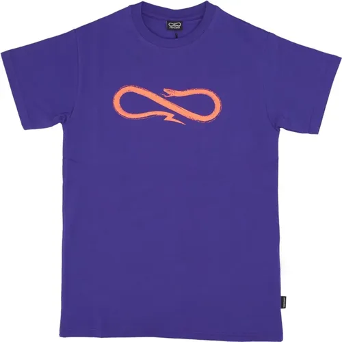 Logo Tee Violet Short Sleeve T-Shirt , male, Sizes: XL - Propaganda - Modalova